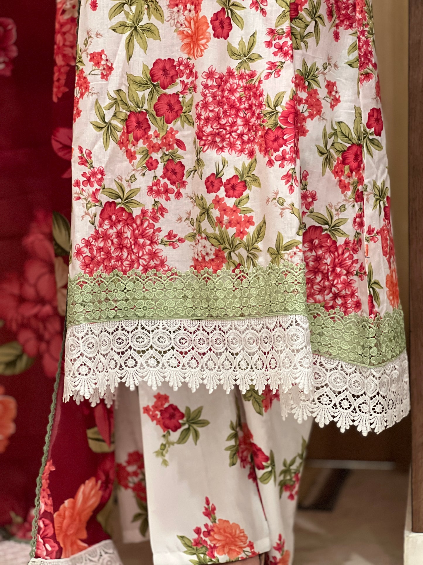 Pakistani muslin cotton suits