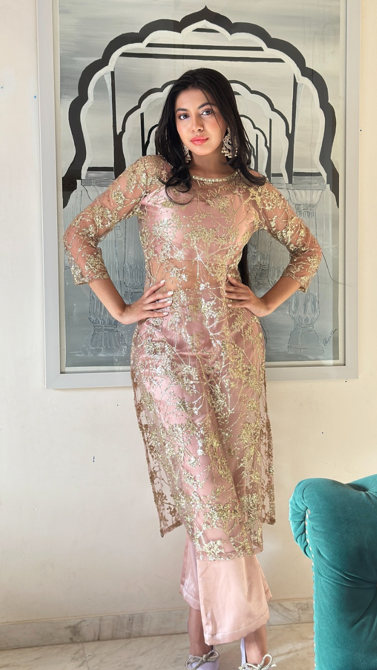 Shimmer kurta set