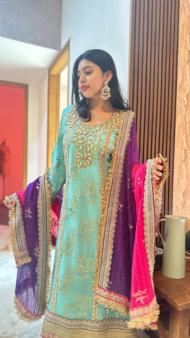 partywear georgette suit