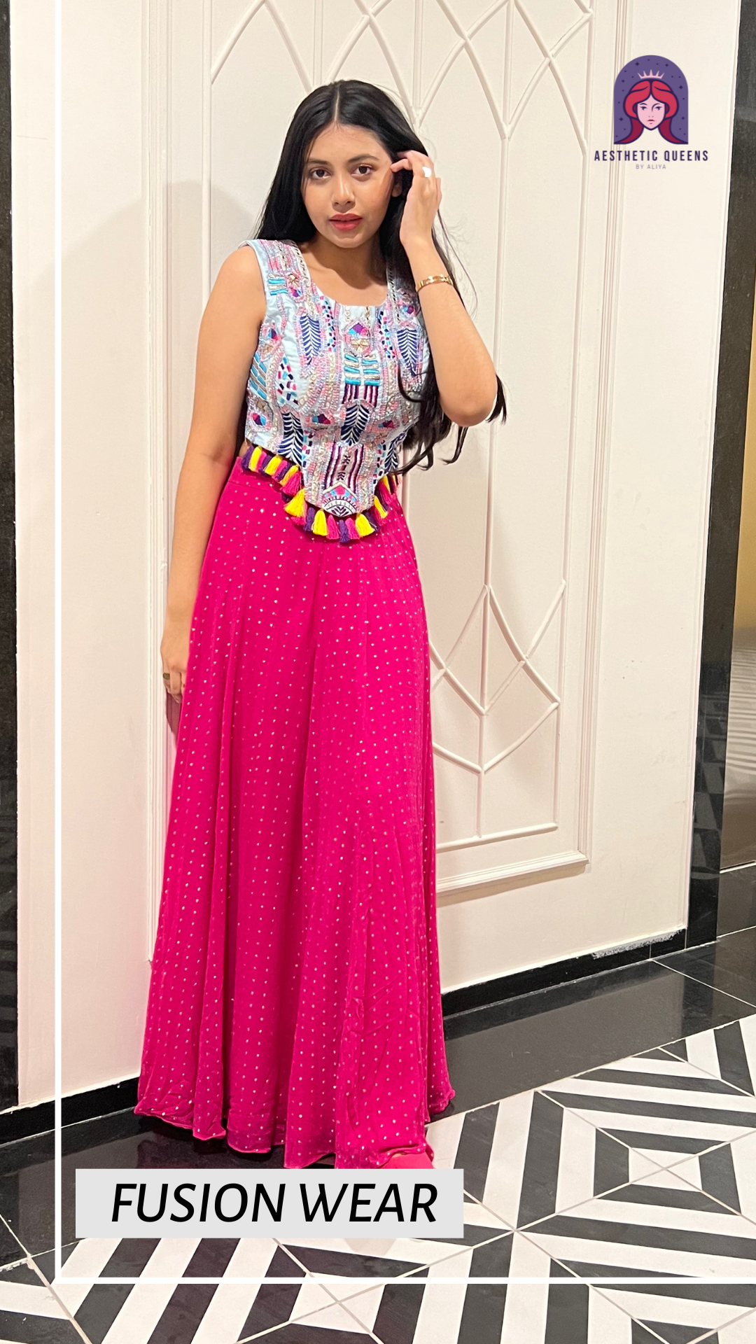 Fusion skirt and top