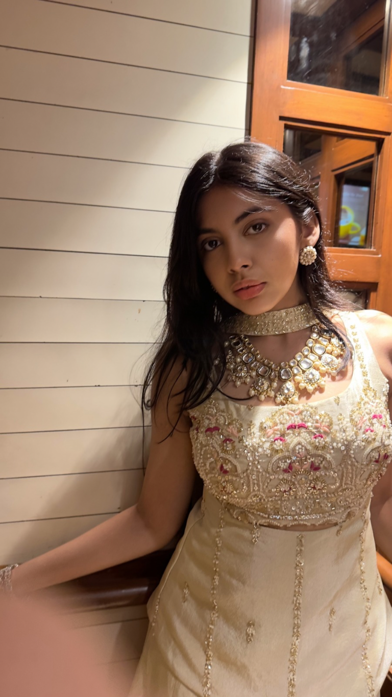 Blockbuster corset plazzo set