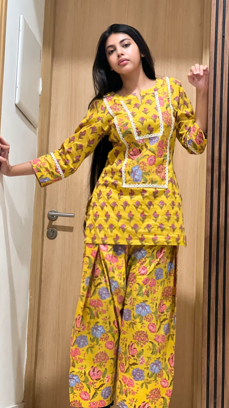 Alia farsi shalwar set