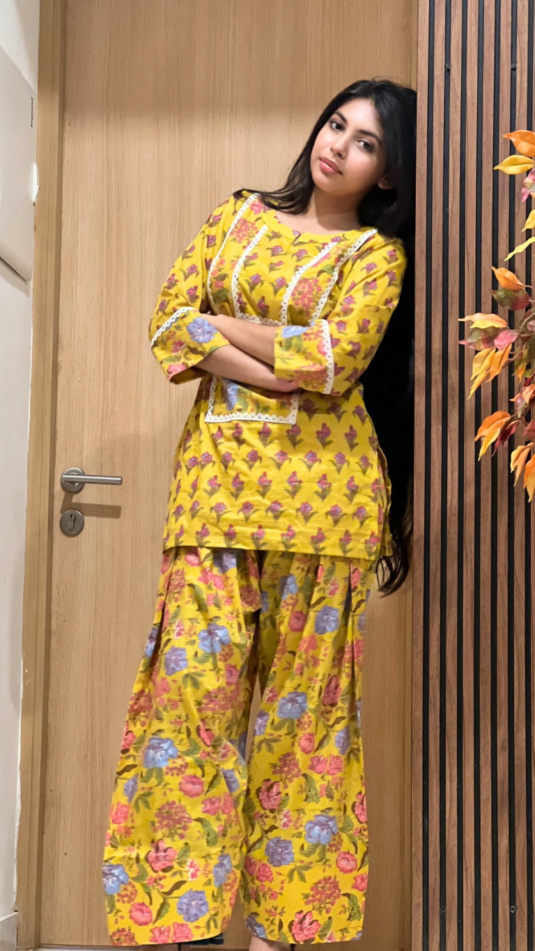Alia farsi shalwar set