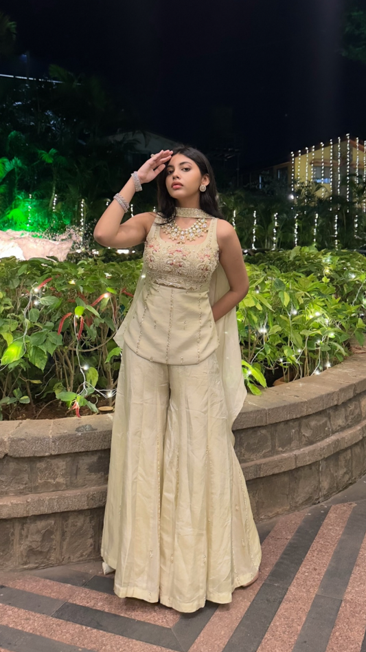 Blockbuster corset plazzo set