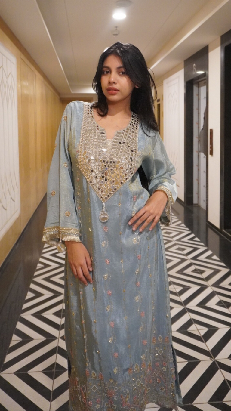 Zara long kaftan dress