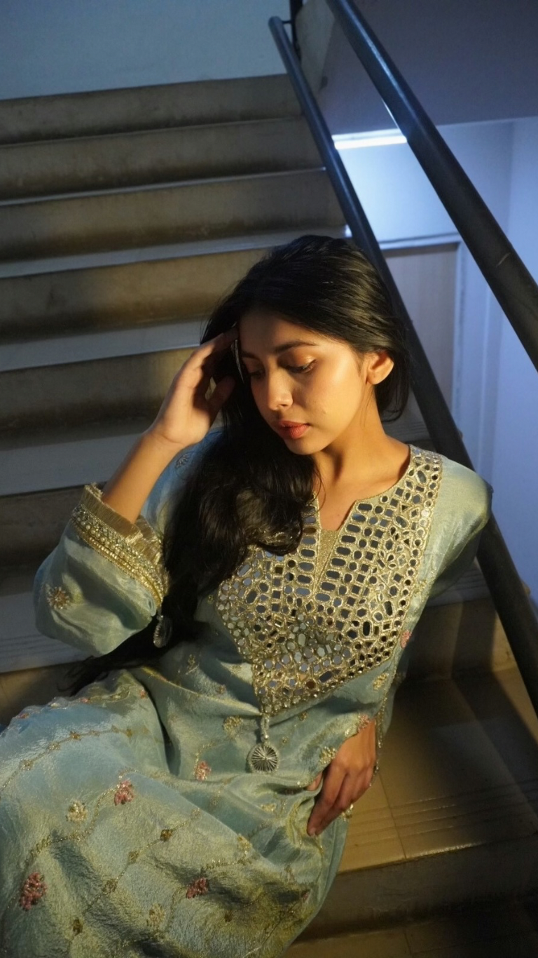 Zara long kaftan dress