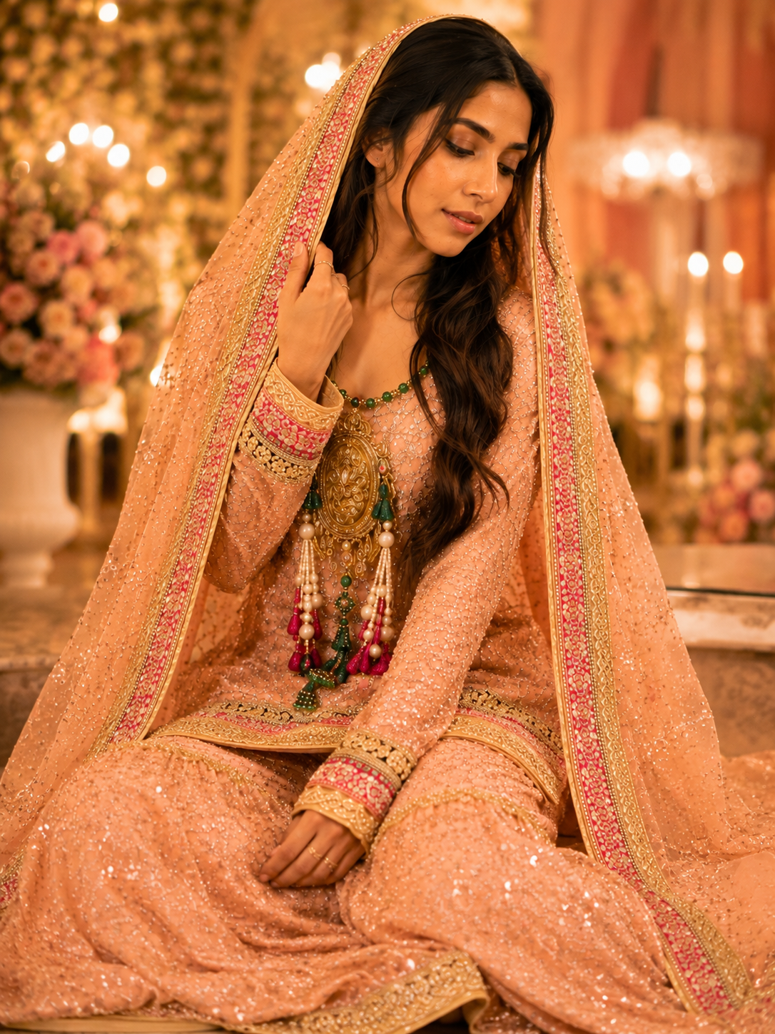 Gulnaar royale sharara set