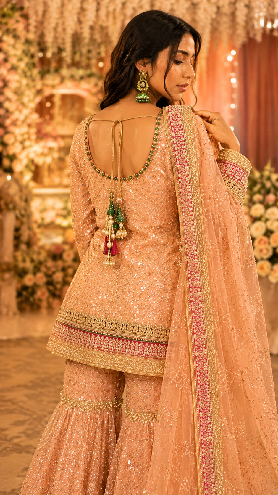 Gulnaar royale sharara set