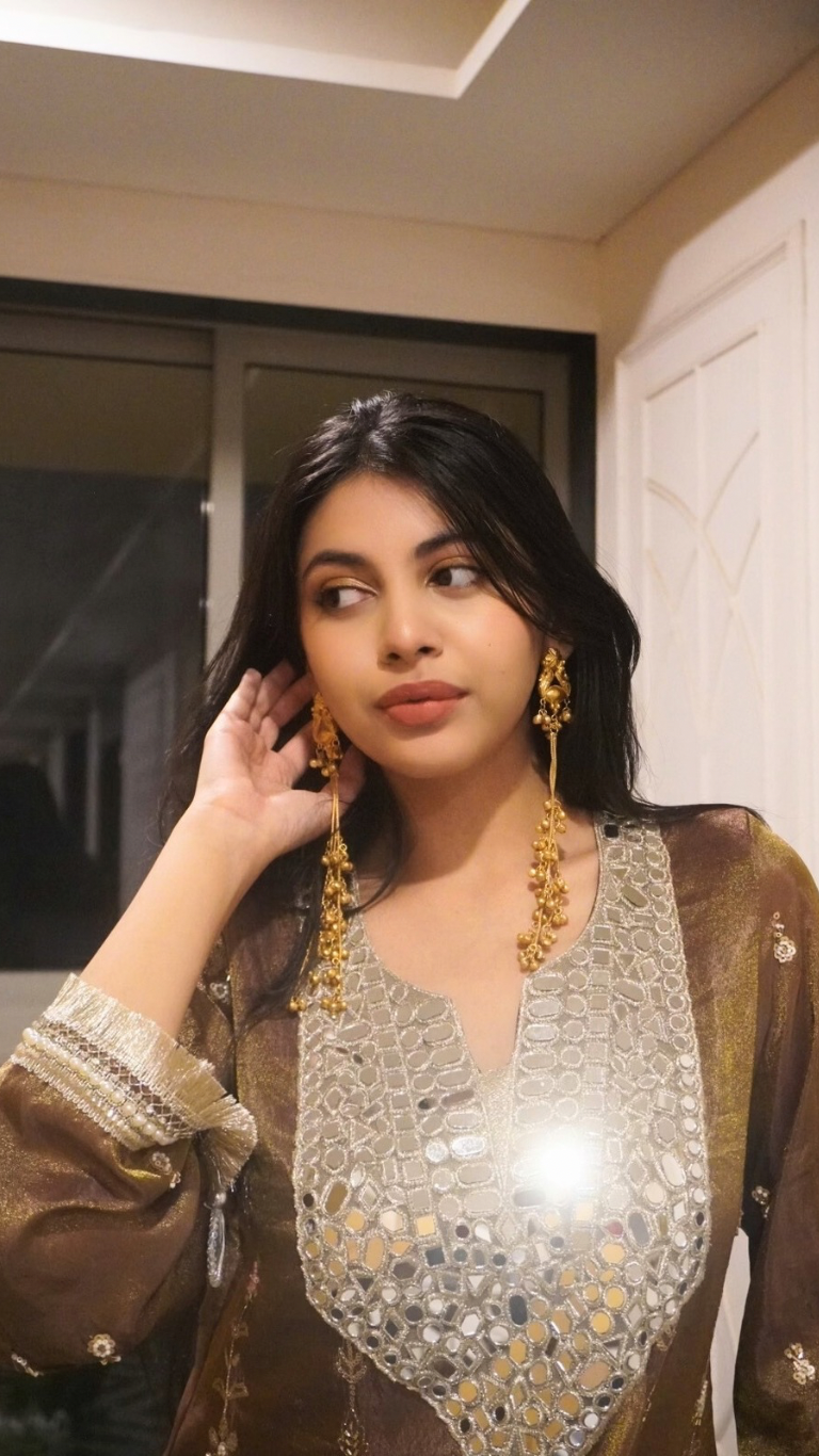 Zara long kaftan dress